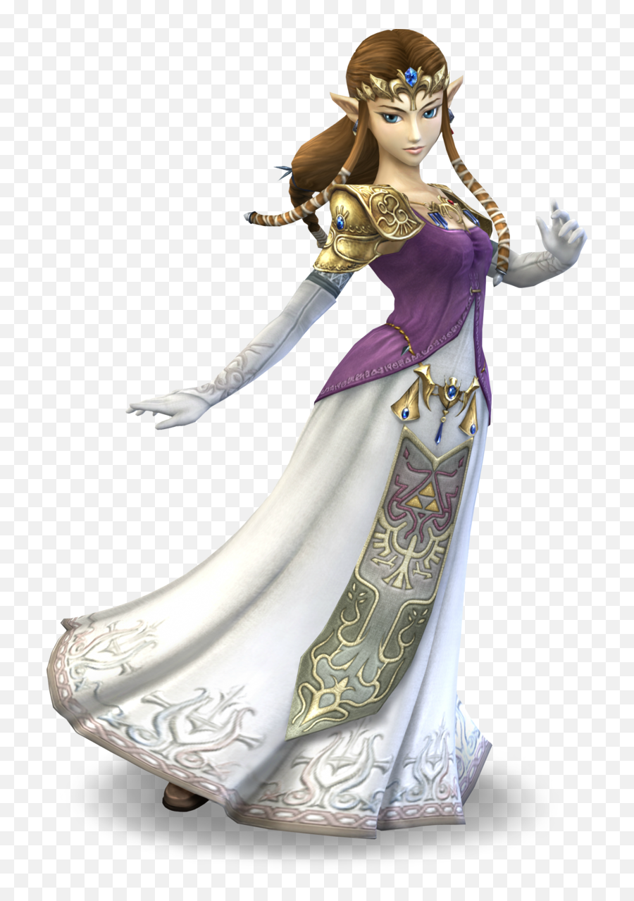 Princess Zelda Transparent Png - Super Smash Bros Brawl Zelda,Princess Zelda Transparent