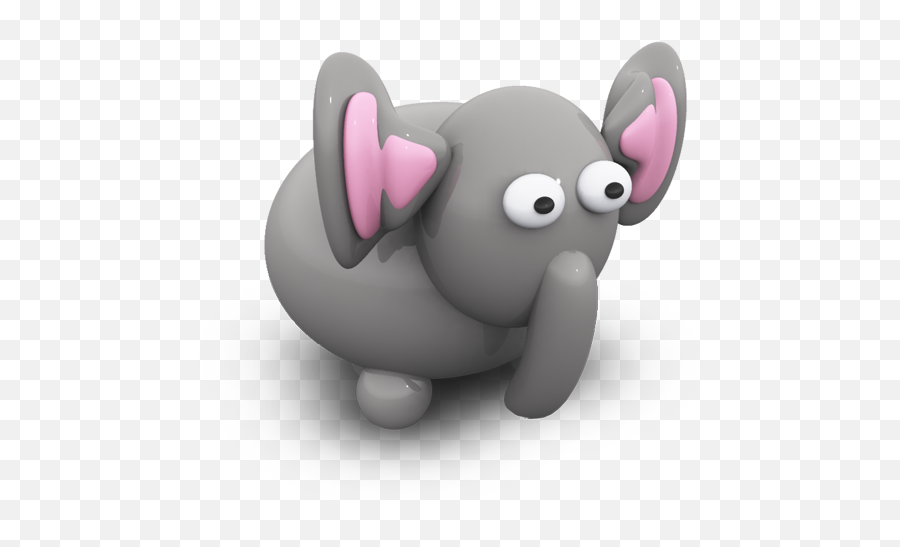 Elephantporcelaine Mac Archigraphs Icon Png Ico Or Icns - Cartoon Elephant Icon 3d,Mac Hearts Png