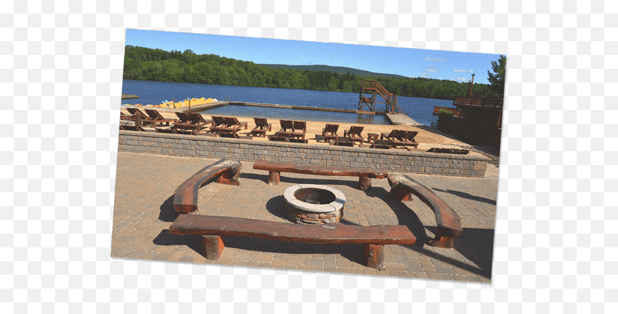 Download Camp Improv Utopia East Log Firepit - River River Png,Firepit Png