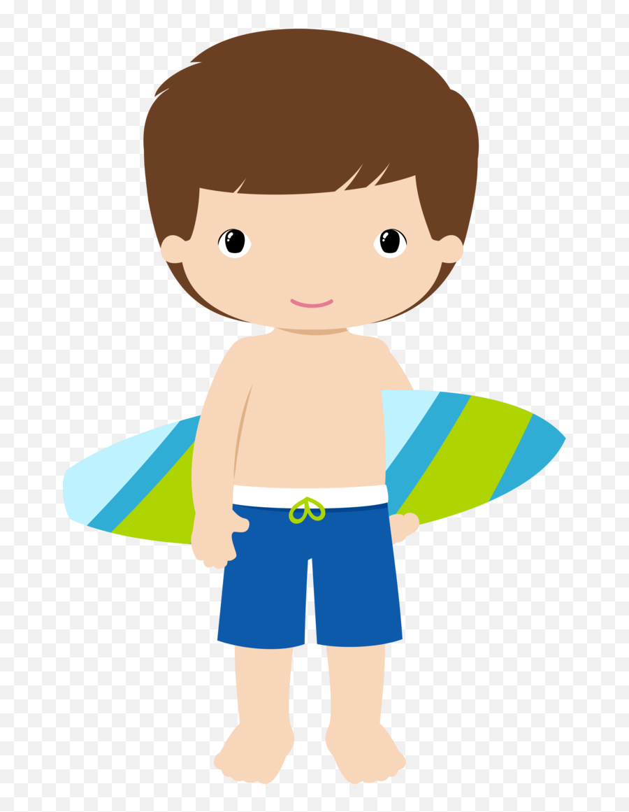Clipart Swimming Little Boy - Boneco Praia Png,Little Boy Png