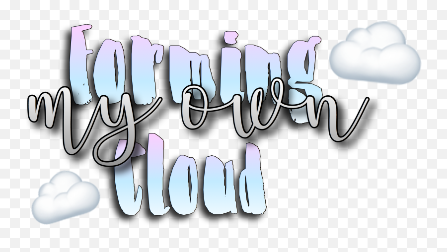 Phonto Aesthetic Clouds Sticker - Fiction Png,Tiktok Icon Aesthetic