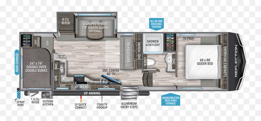 29tbs Grand Design - Grand Design Transcend 29tbs Png,Icon Bay Floor Plans