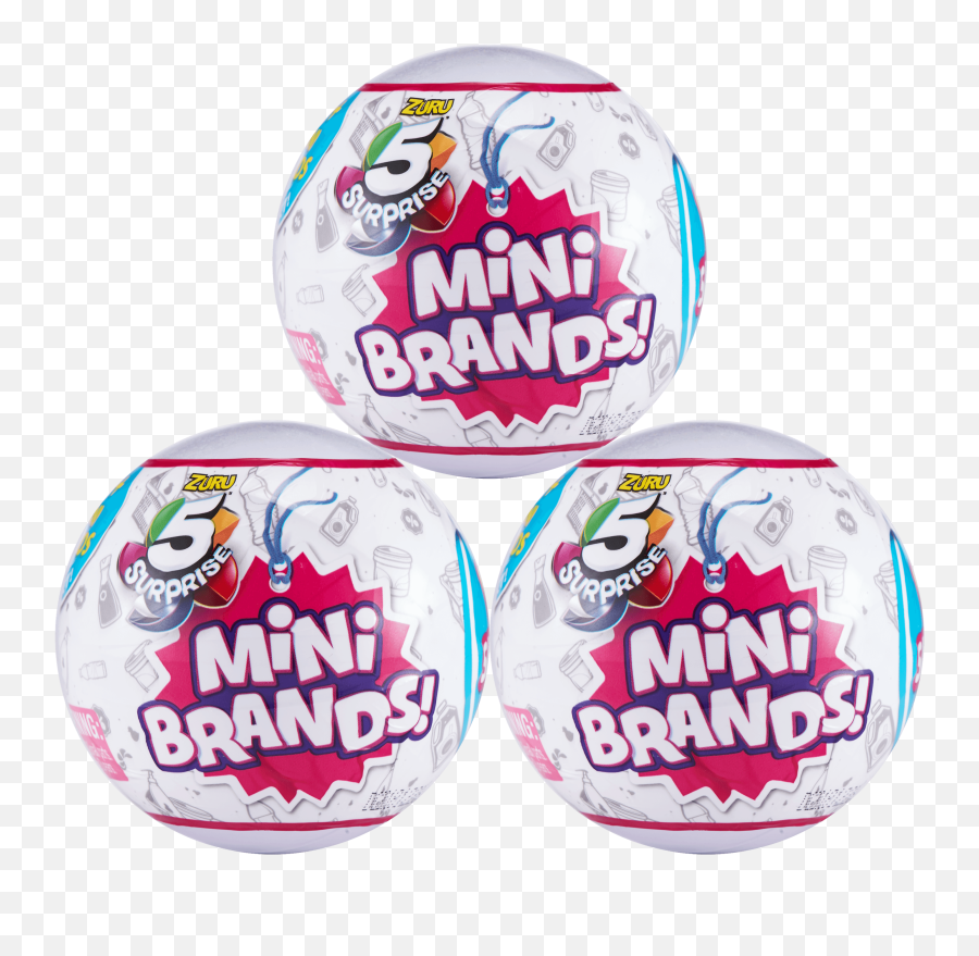 5 Surprise Mini Brands Series 3 - Confezione Misteriosa Con 5 Miniature Reali Di Marchi Da Collezionare