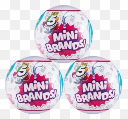 5 Surprise Mini Brands New Mystery Capsule Collectible Toy 3 Pack By Zuru Series 1 - Walmartcom png