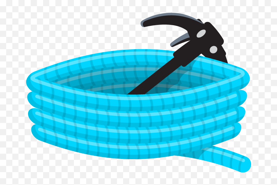 Blue Climbing Rope With Grappling Hook - Hose Png,Grappling Hook Icon