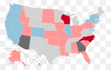 2022 Us Senate Map Download - State Supports Trump The Most Png,Senate Icon