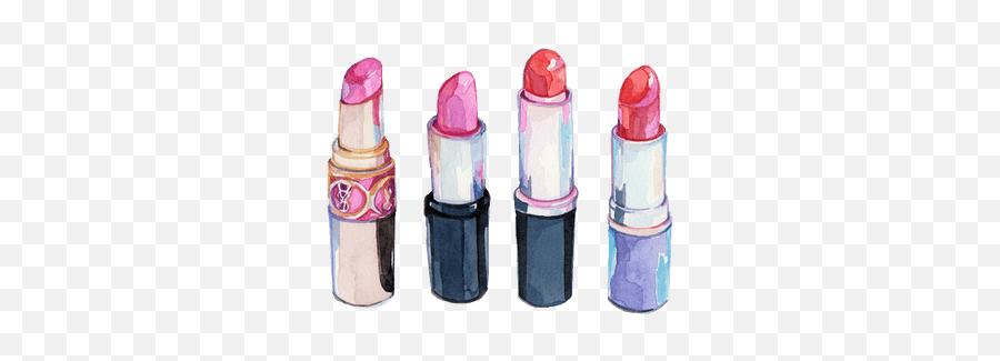 Makeup Transparent Png - Lipstick Illustration,Makeup Transparent Background