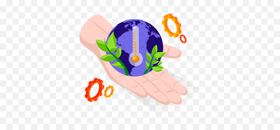Global Warming Icon - Download In Line Style Illustration Png,Global Warming Icon