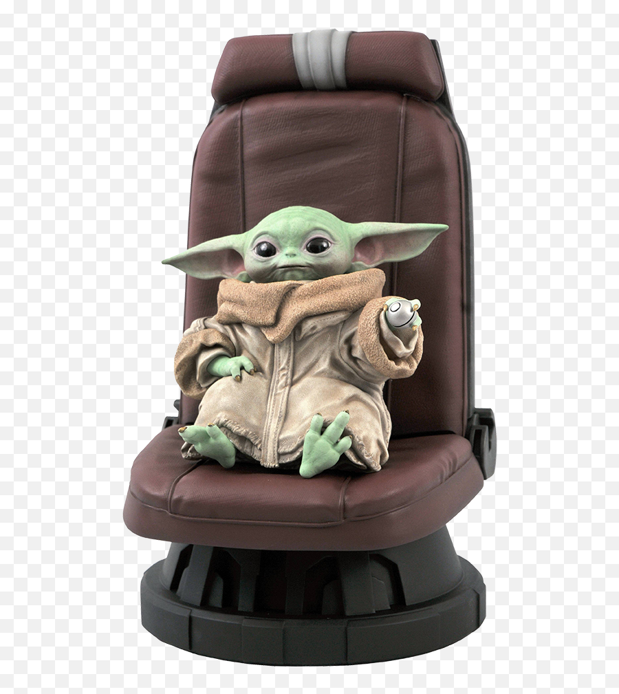Star Wars The Mandalorian 12 Scale Statue Child In Chair Baby Yoda - Diamond Select Grogu Statue Png,Baby Yoda Icon