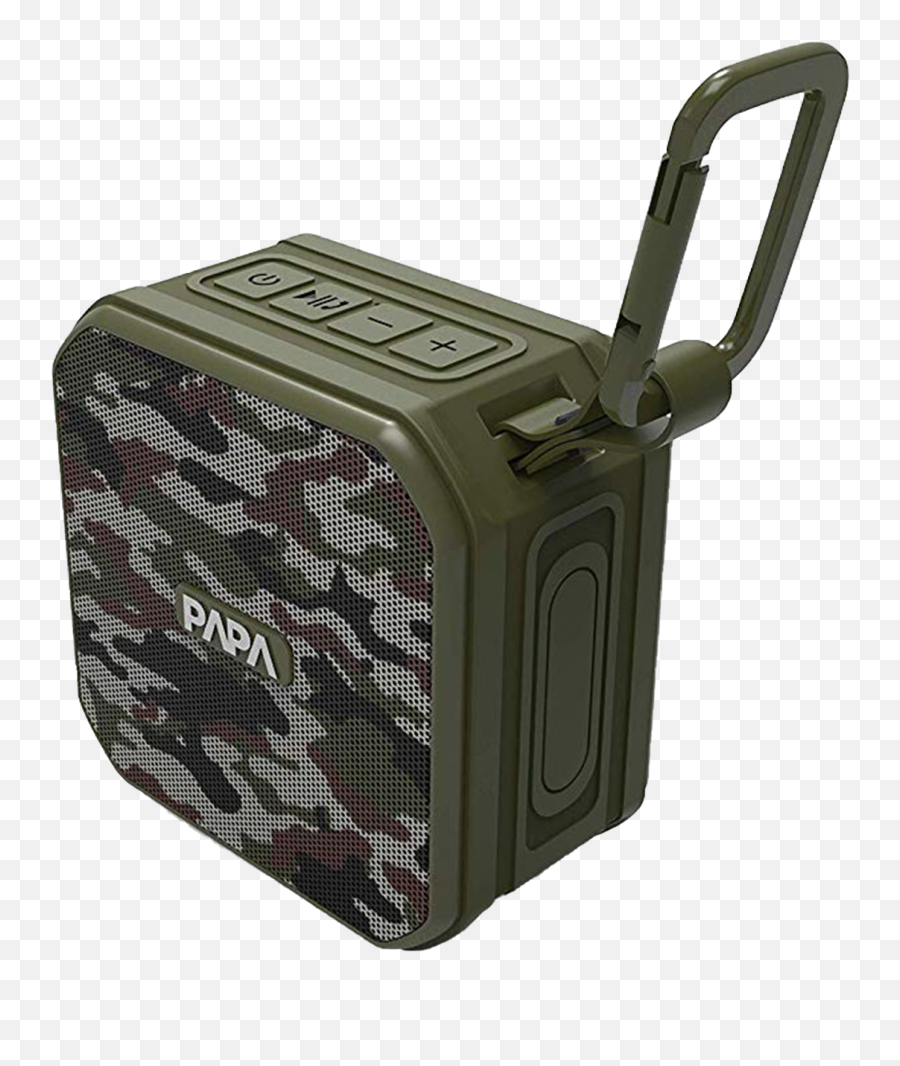 Papa Audio Scuba Military - Portable Waterproof Bluetooth Mini Speaker Portable Png,Skullcandy Icon Clips