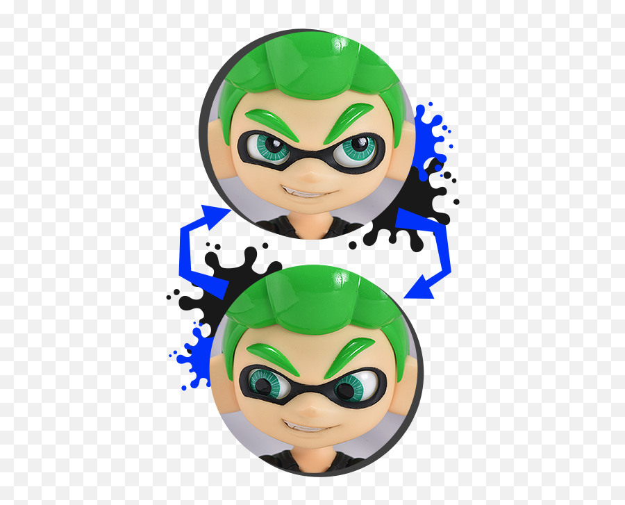 Figma Splatoon Boy Action Figure Good Smile Company - Cartoon Png,Inkling Png