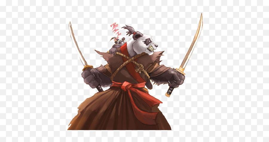 Orient - 02 Panda Samurai Transparent Png Free Download On Ranked Gaming Client,Pandaren Icon