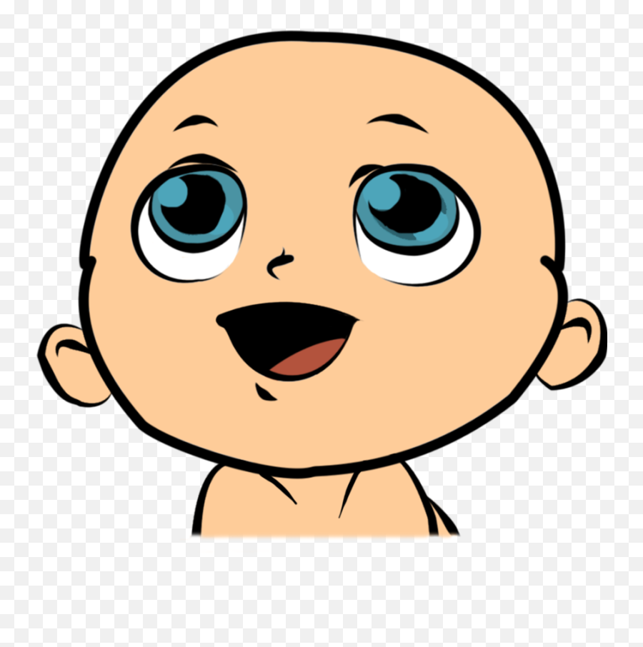 Baby Clip Art - Crying Baby Face Cartoon Png Download Cute Baby Face Cl...