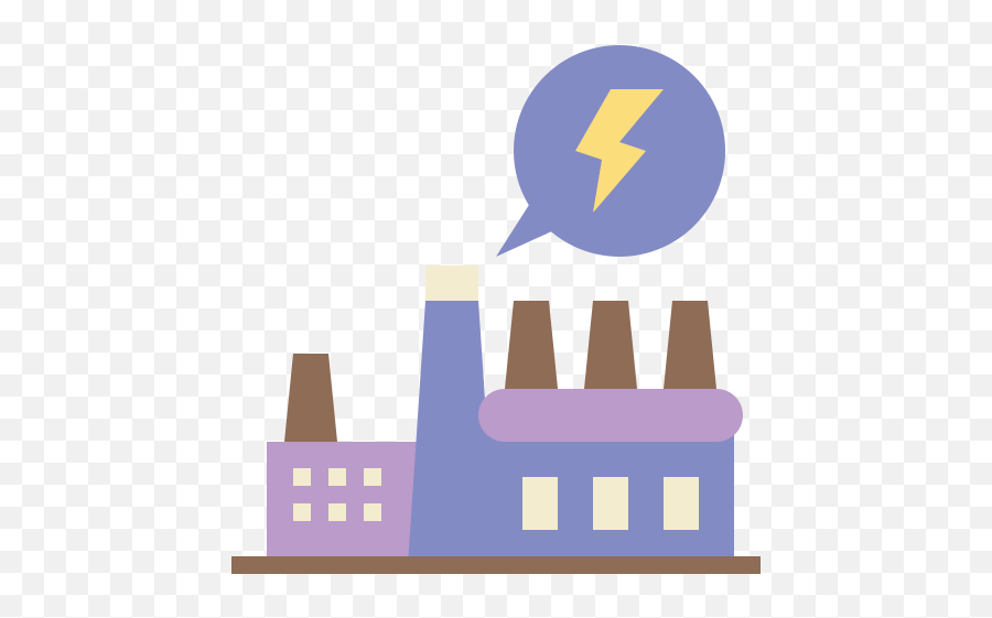 Energy Industry Energetic Thunderbolt Power Free Icon - Ambiental Dibujos De Fabricas Contaminando Png,Sector Icon