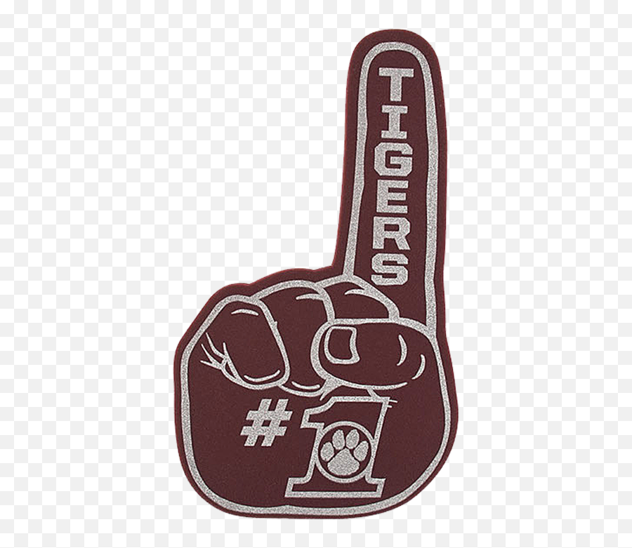 Number 1 Clipart Foam Finger Picture 1752937 - Foam Hand Maroon Png,Foam Finger Png