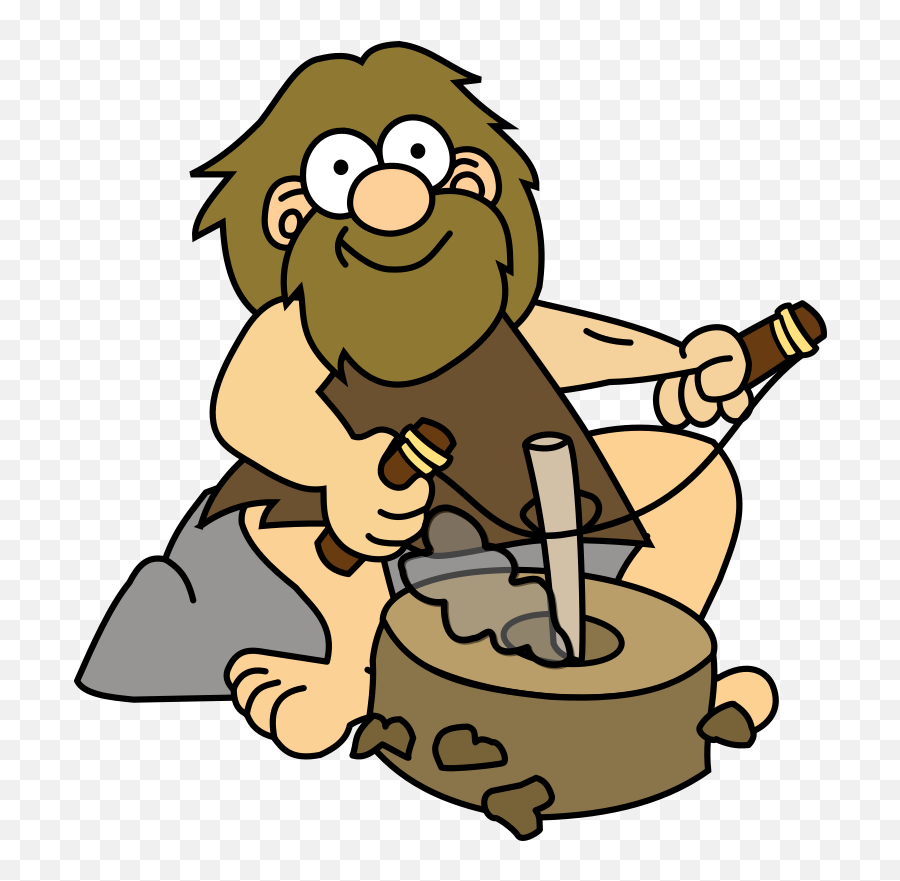 Openclipart - Clipping Culture Cave Man Clipart Png,Caveman Icon