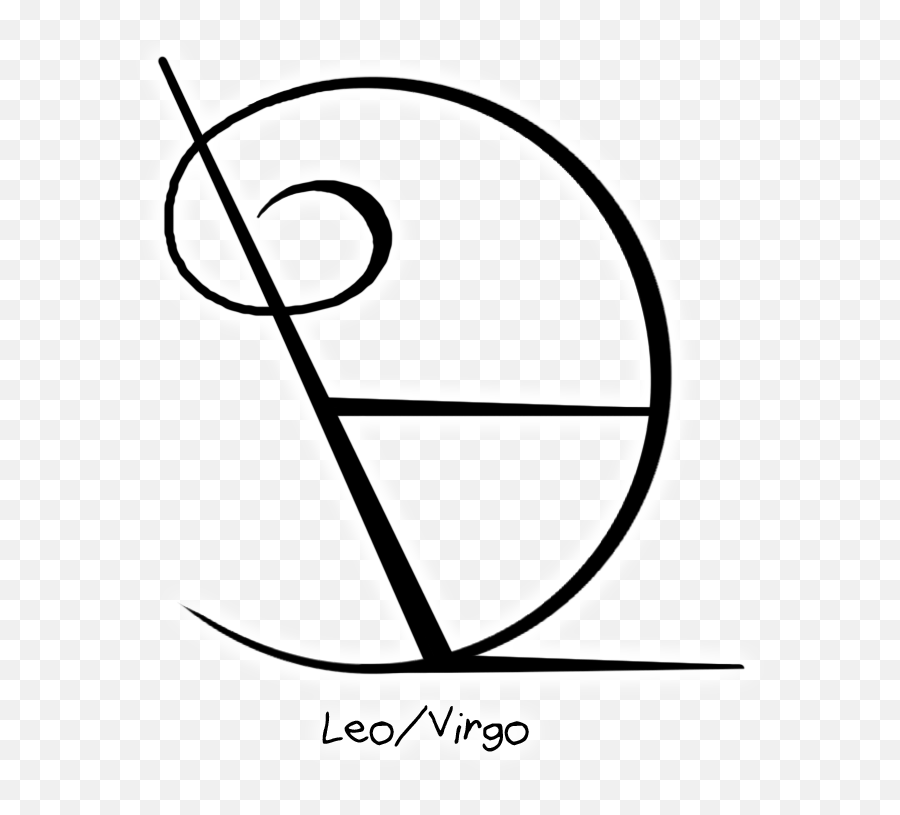 Leovirgou201d Zodiac Sigil - Zodiac Clipart Full Size Clipart Png,Virgo Icon