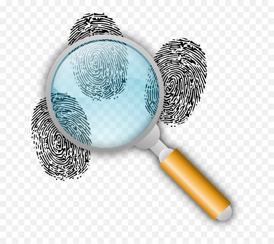 Detective Clues Police Work - Fingerprints Clipart Png,Detective Png