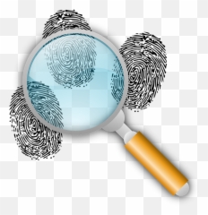 Detective Clues Police Work - Fingerprints Clipart Png,Detective Png