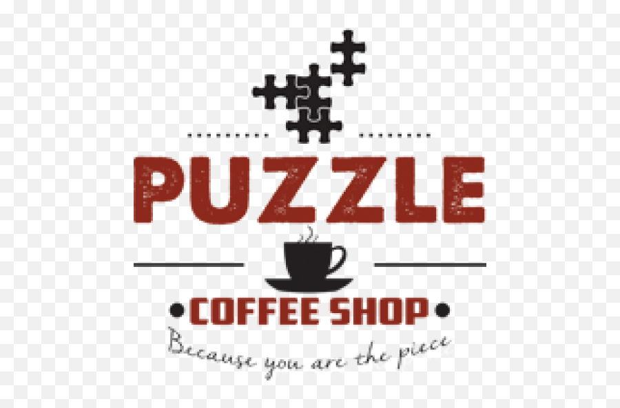 Cropped - Logopng U2013 Puzzle Coffee Shop Puzzle Coffee Shop,Coffee Shop Logo