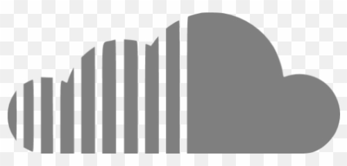 Gray Soundcloud Icon - Red Logo Transparent png