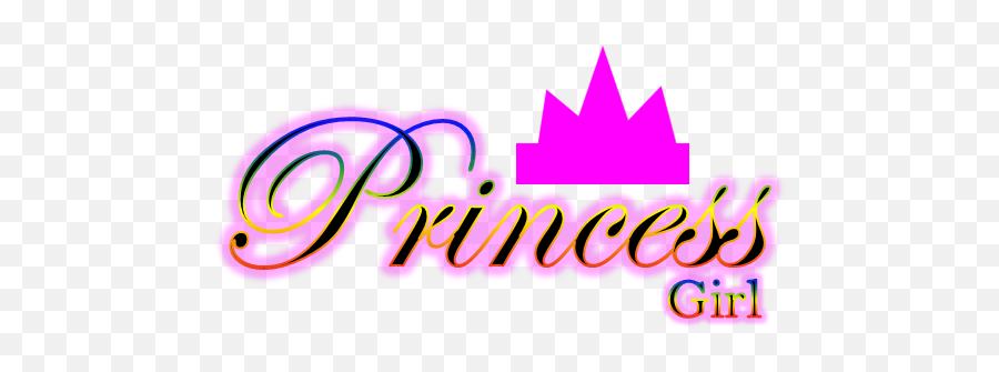 Princess Logo Png 5 Image - Girl Text Png For Picsart,Princess Logo