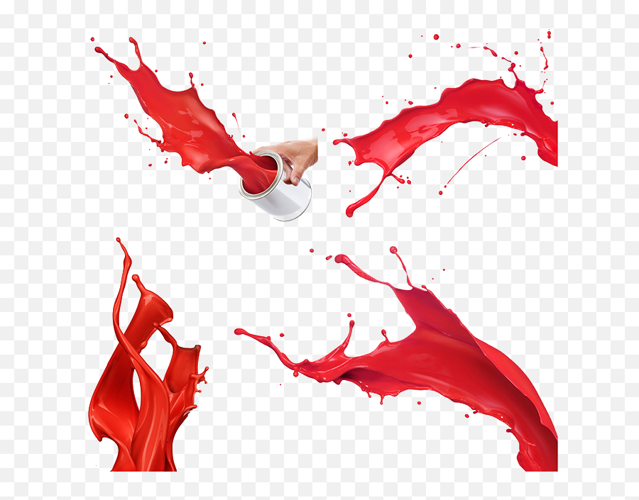 Red Paint Splash Effect Png Download - Red Paint Effect Png,Splash Effect Png