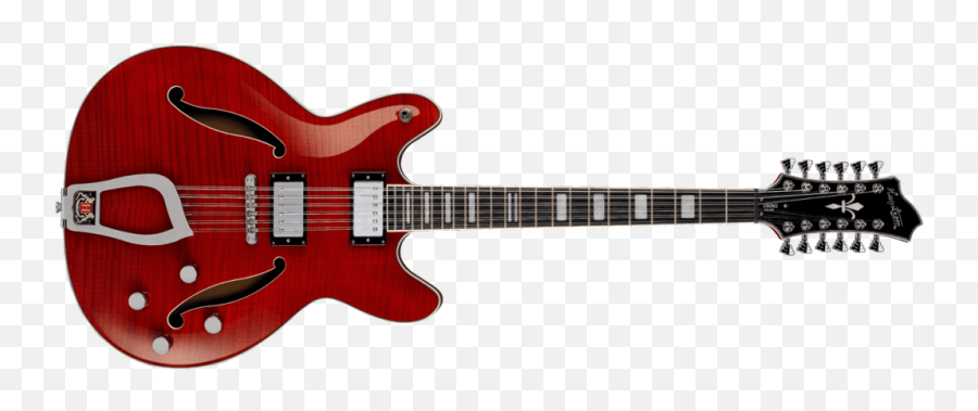 Hagstrom Viking Deluxe 12 - String Wild Cherry Transparent Hagström Viking Deluxe Png,Vikings Logo Transparent