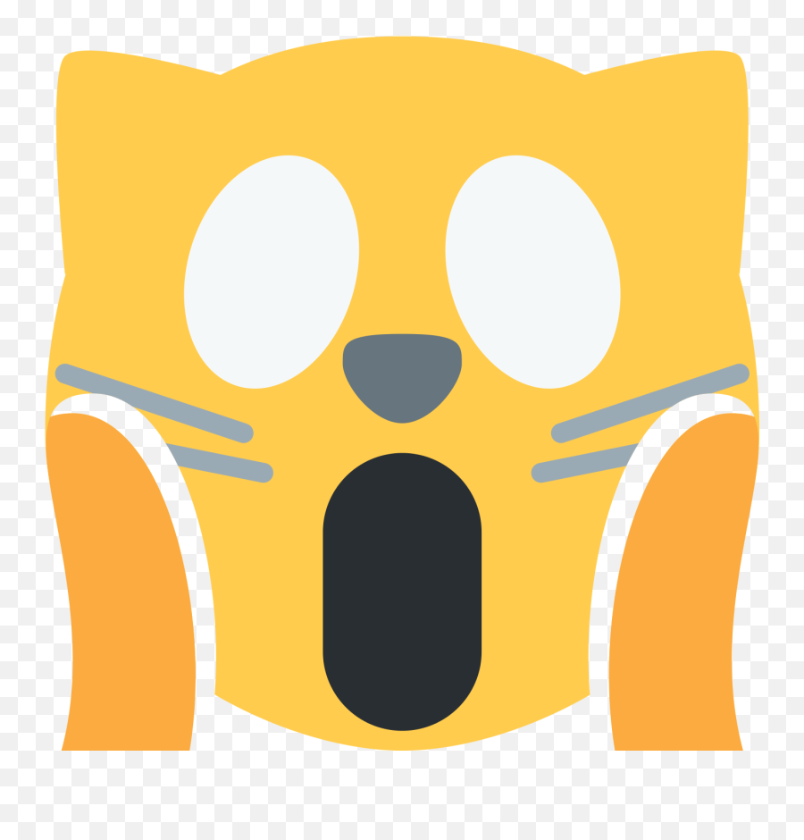 Weary Cat Face Emoji Meaning With Pictures From A To Z - Png Emoji Screaming Cat,Shocked Emoji Transparent