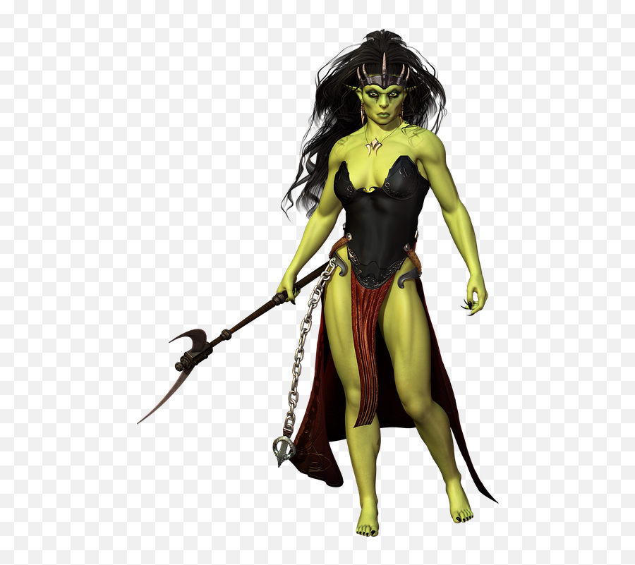 Orc Character Fantasy - Orc Woman Png,Orc Png