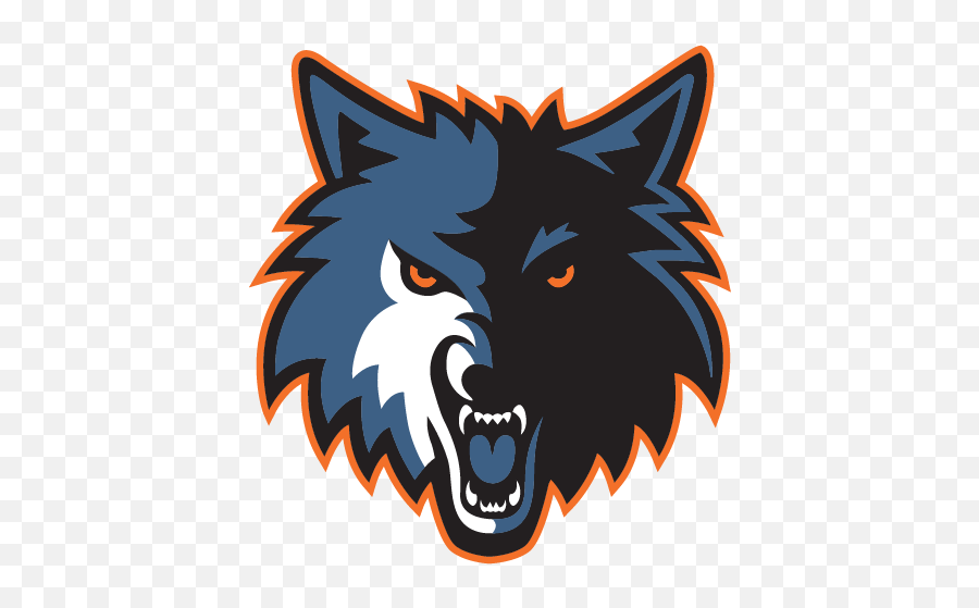 Download Wolves Logo Bobcats Colors Png - Logo Blue Wolf Png,Minnesota Timberwolves Logo Png