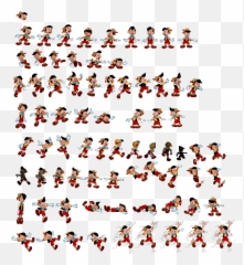 Sprites Unlimited - Pixelate Your World Pinocchio Snes Sprites Png,Jiminy Cricket Png