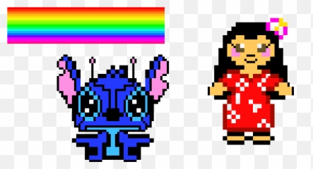 Lilo And Stitch Pixel Art Maker - Lilo Stitch Png,Lilo Png