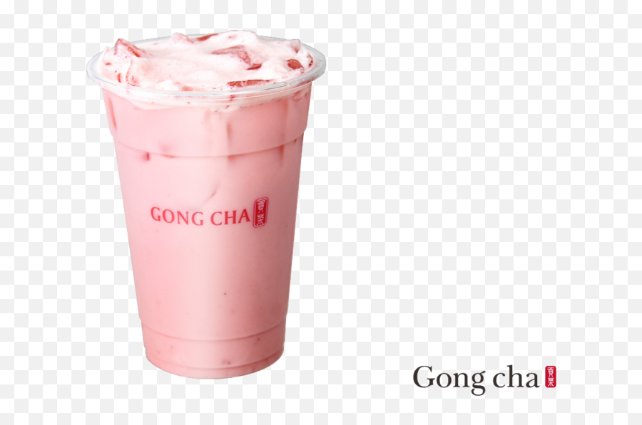 Download Strawberry Green Milk Tea - Milkshake Full Size Strawberry Milk Tea Png,Milkshake Png