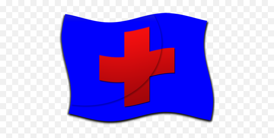 Red Cross Blue Flag Clipart Image - Ipharmdnet Blue Flag With Red Cross Png,Red Flag Png