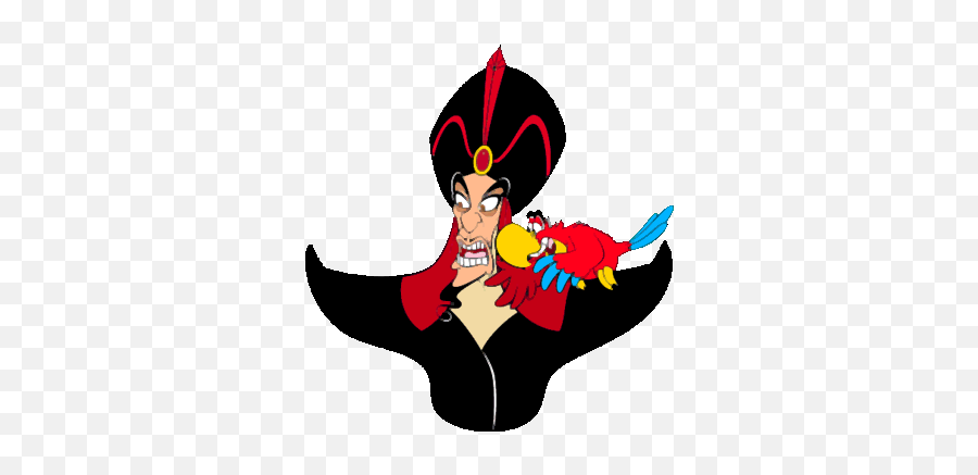 Jafar Head Iago - Disney Villain Clip Art Png,Jafar Png