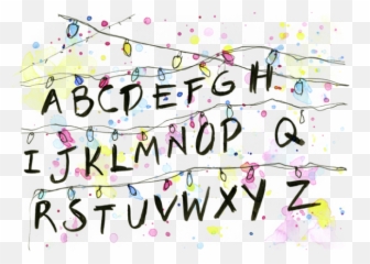 Download Christmas Lights Clipart - Stranger Things Lights Transparent Background Png,Stranger Things Png