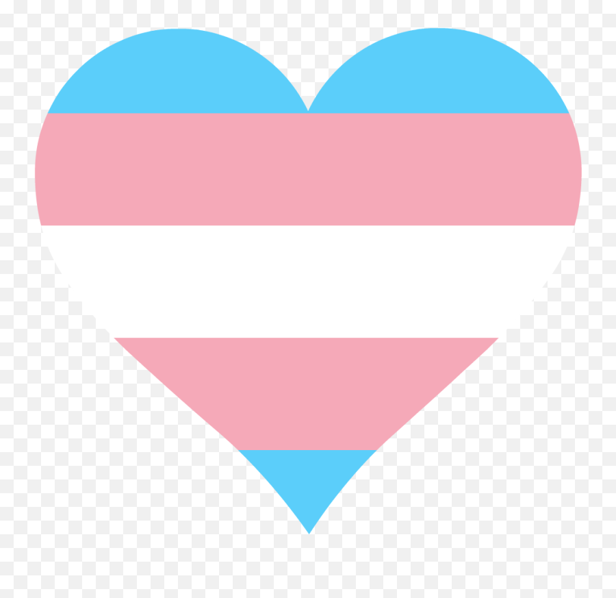 Trans And Nb Pagans - Transgender Heart Png Full Size Png Transgender Heart Transparent Background,Heart, Png