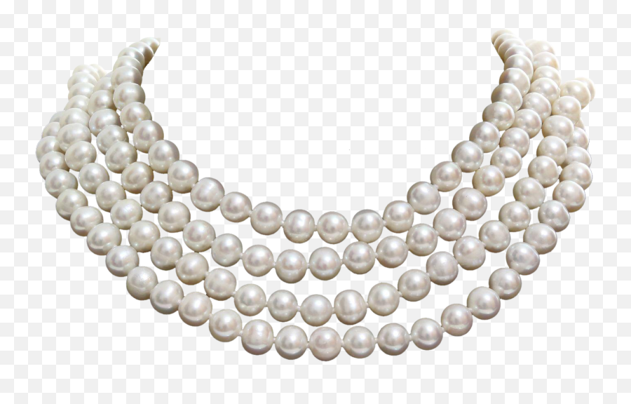 Download Hd Pearl Necklace Png - Transparent Pearl Necklace Png,Pearl Transparent Background