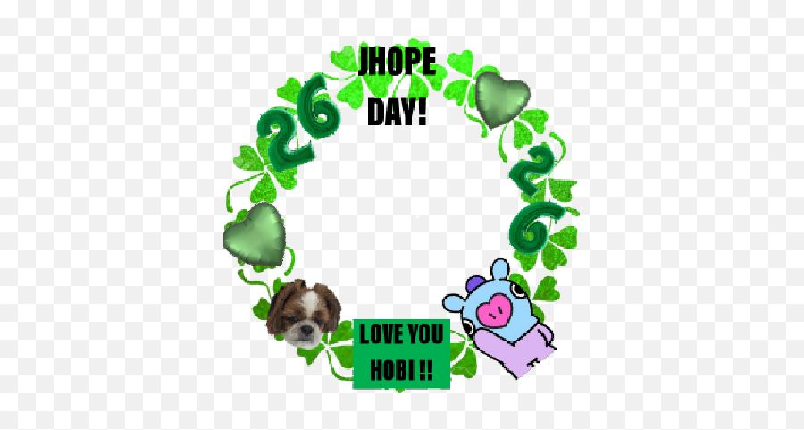 Happy Birthday Jhope - Support Campaign Twibbon Clip Art Png,Jhope Png