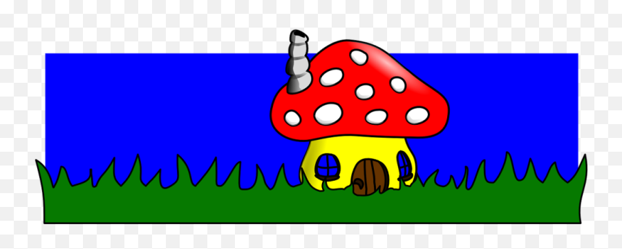 Mushroom House Cartoon - Free Vector Graphic On Pixabay Smurfs Houses Clipart Png,House Cartoon Png