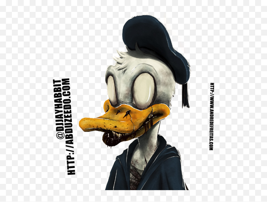 Evil Donald Duck Psd Official Psds - Zombie Duck Png,Donald Duck Png
