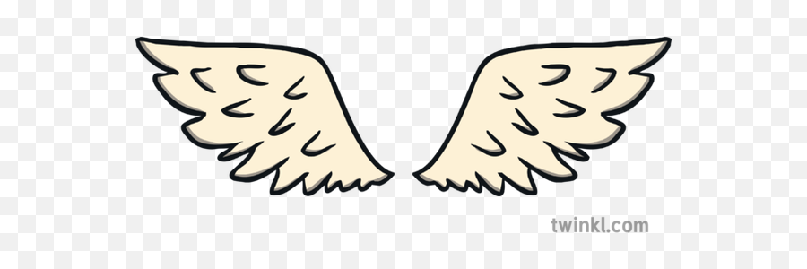 Wide Short Angel Wings Illustration - Short Angel Wings Png,Angels Wings Png