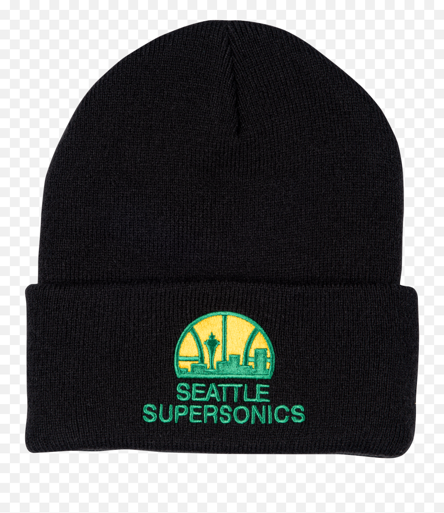 Team Logo Cuff Knit - Toque Png,Seattle Supersonics Logo