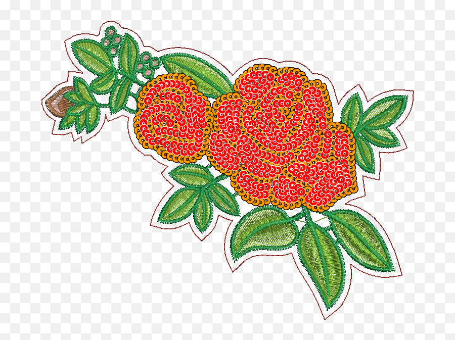 Embroidery Designs Png - Floral,Embroidery Png