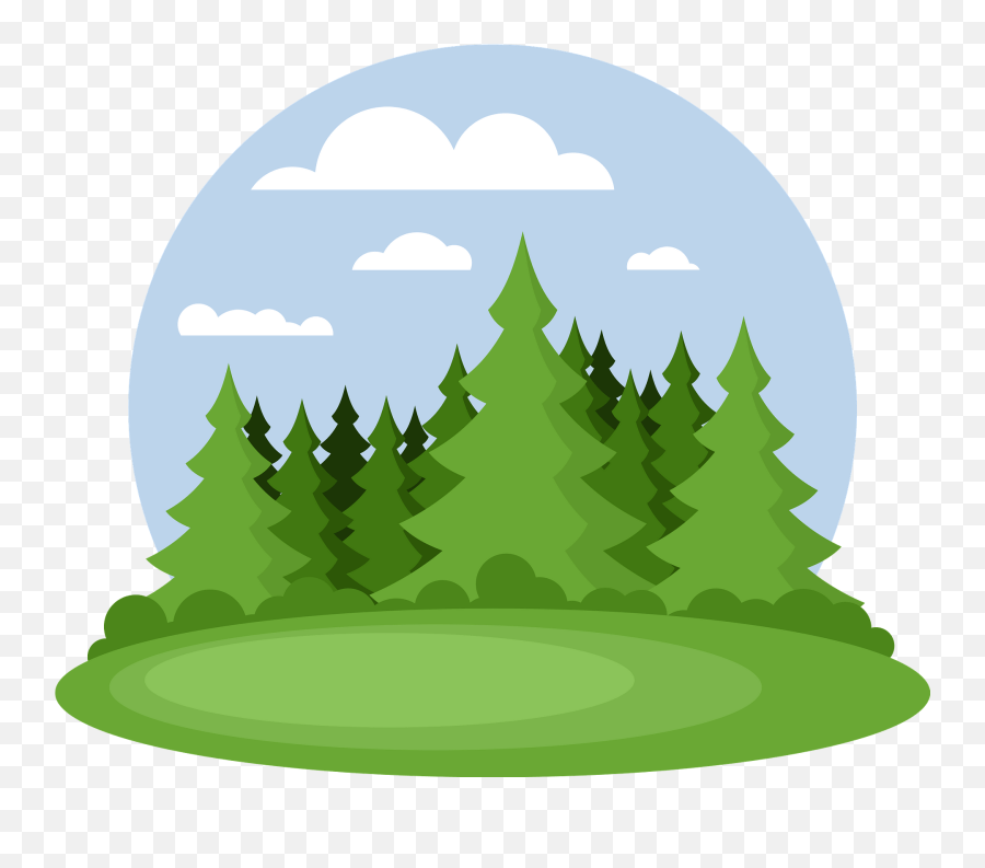 Forest Glade Clipart - Tropical And Subtropical Coniferous Forests Png,Transparent Forest