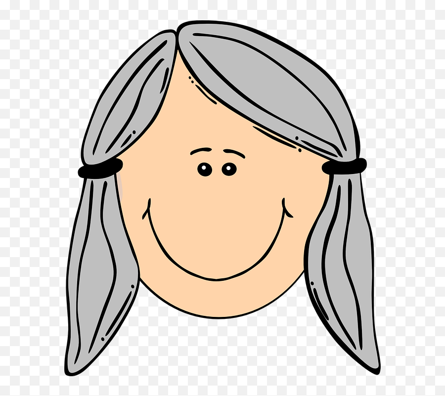 Woman Face Old - Free Vector Graphic On Pixabay Cartoon Girl Face Png,Women Face Png