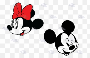Mickey Mouse Minnie Red Bow - And png