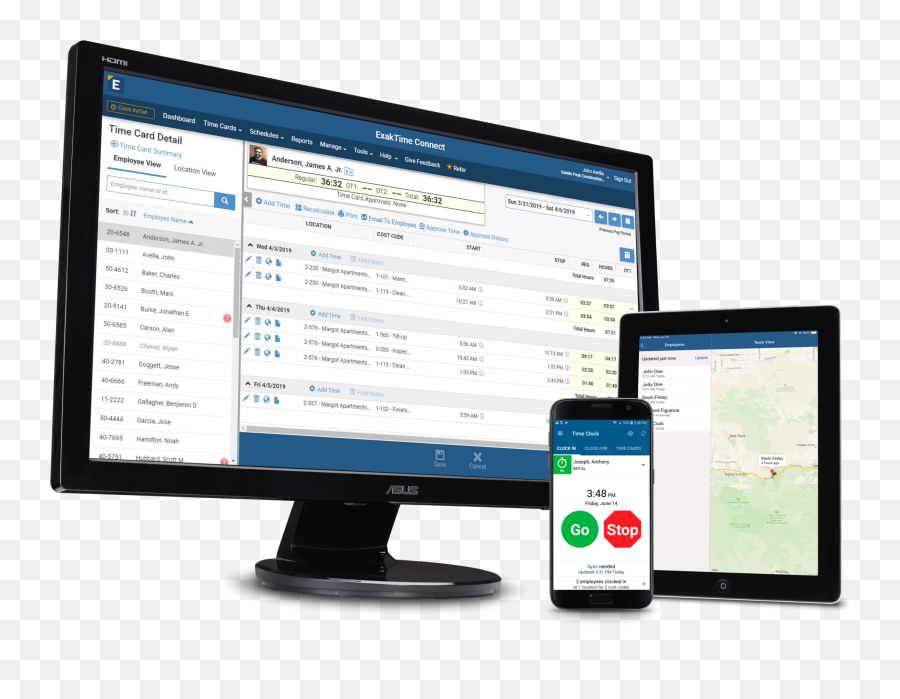 Exaktime 1 Time Tracking Solution For Construction And More - Exaktime App Png,Track Buddy Icon