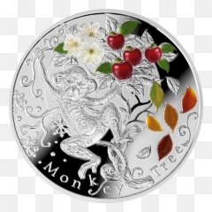 Monkey Tree 1 Dollar Mint Of Poland Coin Designed By - Circle png